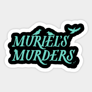 Logo v1 | Muriel's Murders Sticker